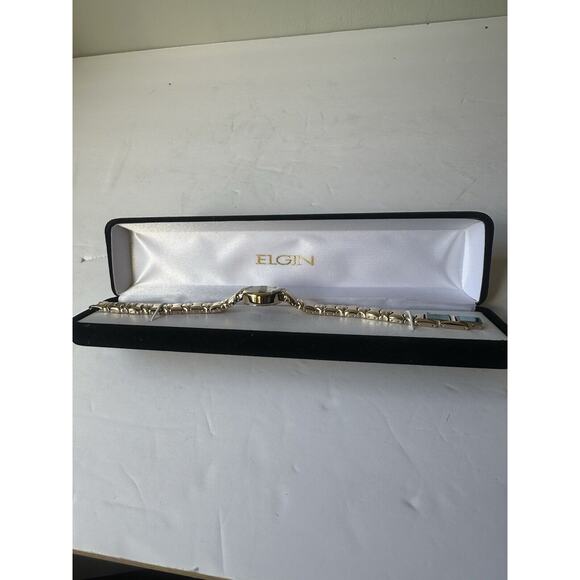 Elgin Diamond SR626SW Gold Quartz Women’s Watch New In Box